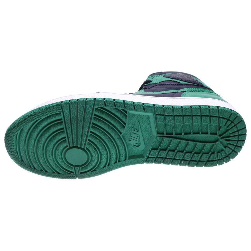 NIKE(ナイキ) AIR JORDAN 1 RETRO HIGH OG PINE GREEN エアジョーダン1 レトロ パイングリーン ハイカットスニーカー ブラック/グリーン US9/27cm 555088-030