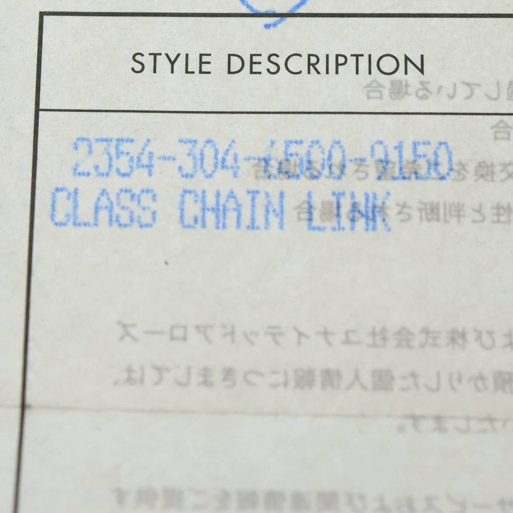 CHROME HEARTS(クロムハーツ) CLSC CHN LNK クラシックリンククリップブレスレット 13リンク シルバー BCA138