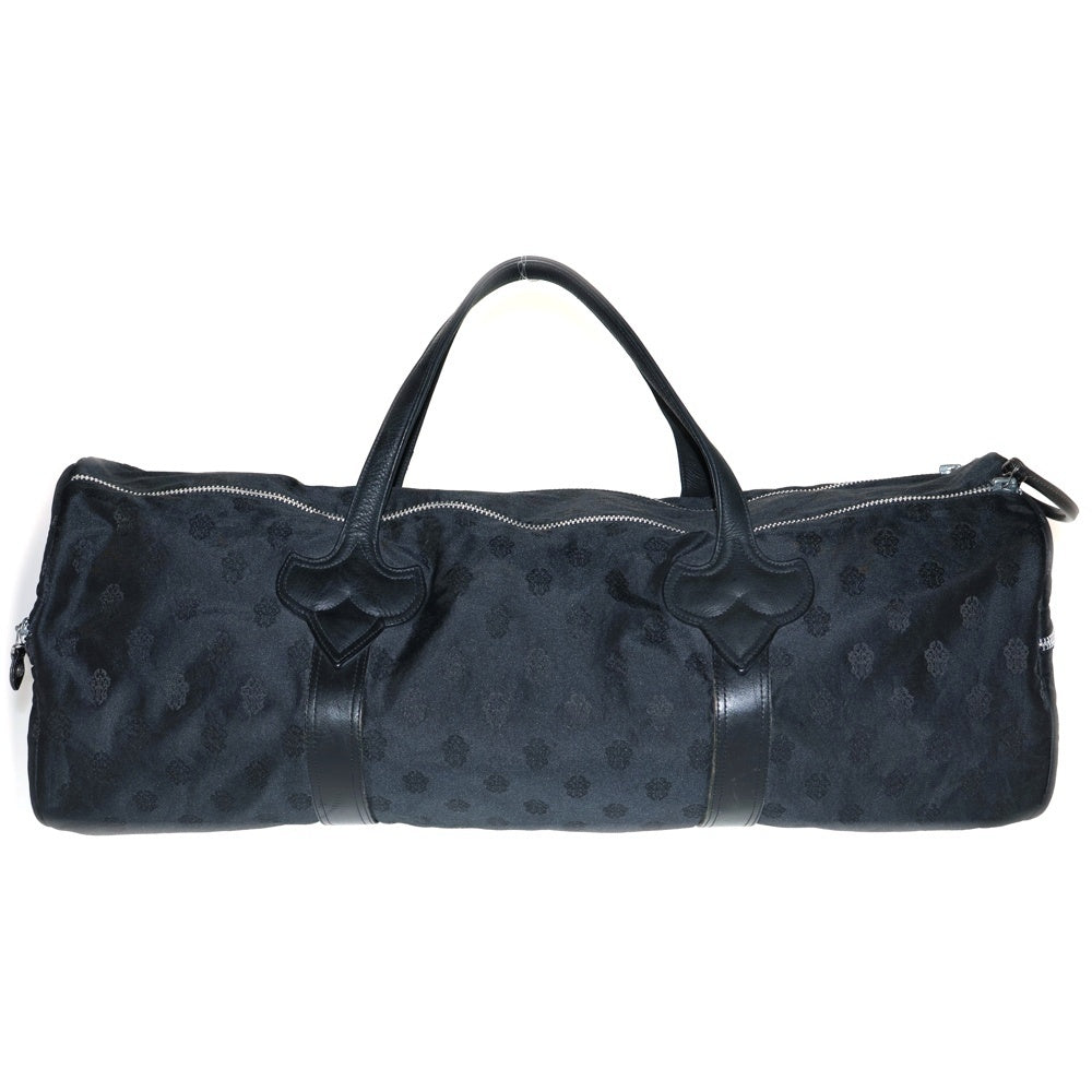 CHROME HEARTS(クロムハーツ) ナイロン レザー ダッフルバッグ ボストンバッグ ブラック