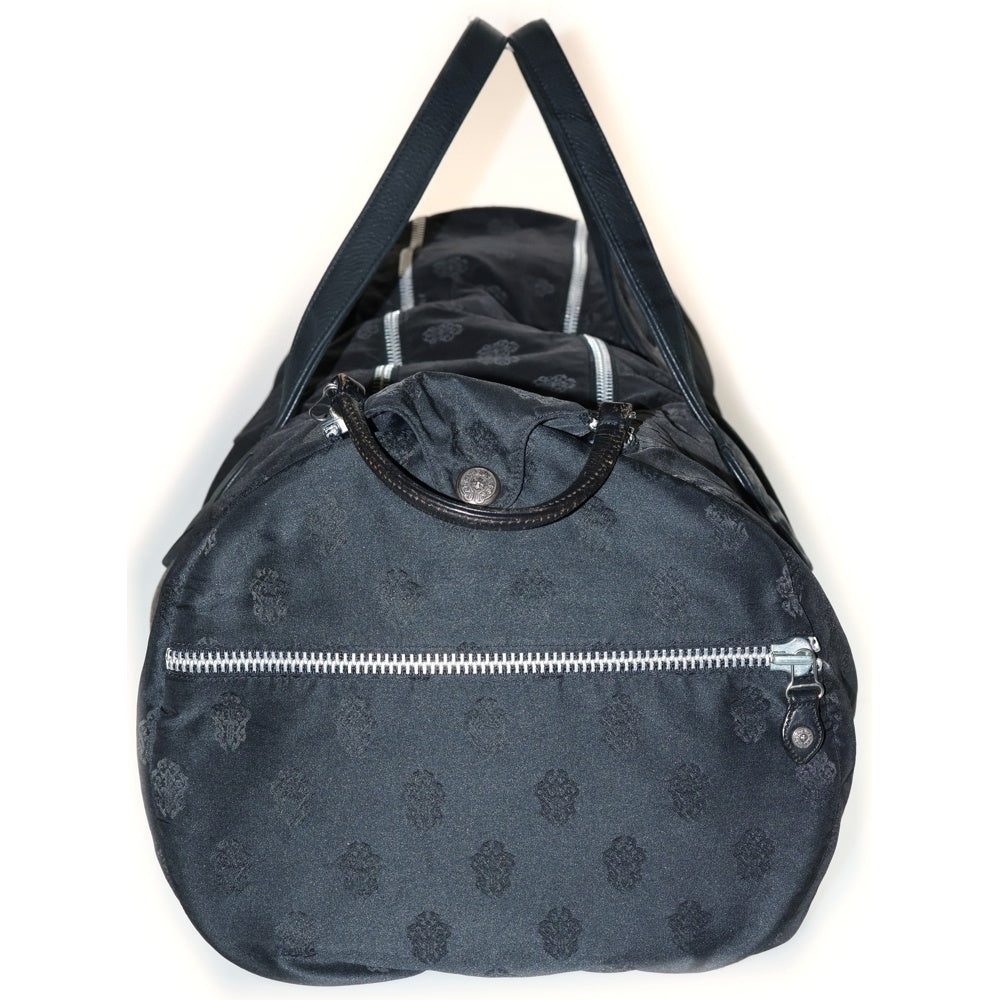 CHROME HEARTS(クロムハーツ) ナイロン レザー ダッフルバッグ ボストンバッグ ブラック