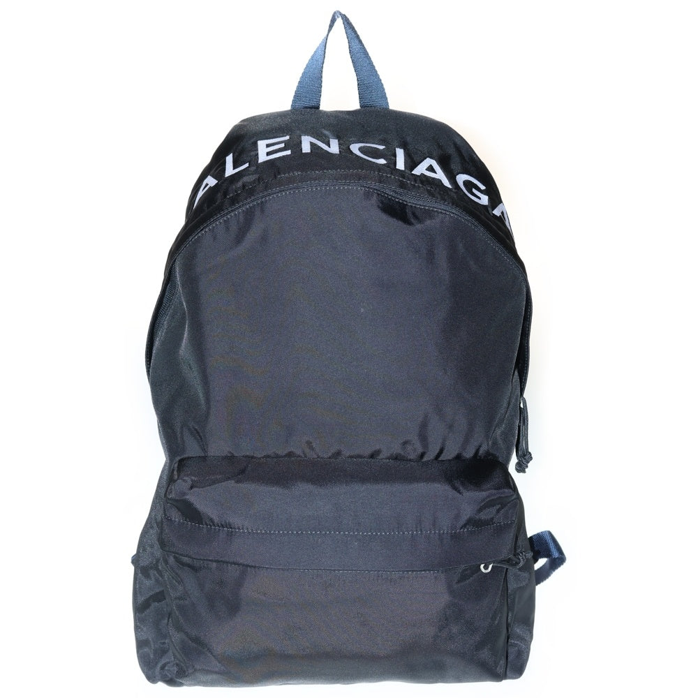 美品 バレンシアガ リュック ウィール 刺繍ロゴ A4収納 美品 バレンシアガ リュック ウィール 刺繍ロゴ A4収納 極美品