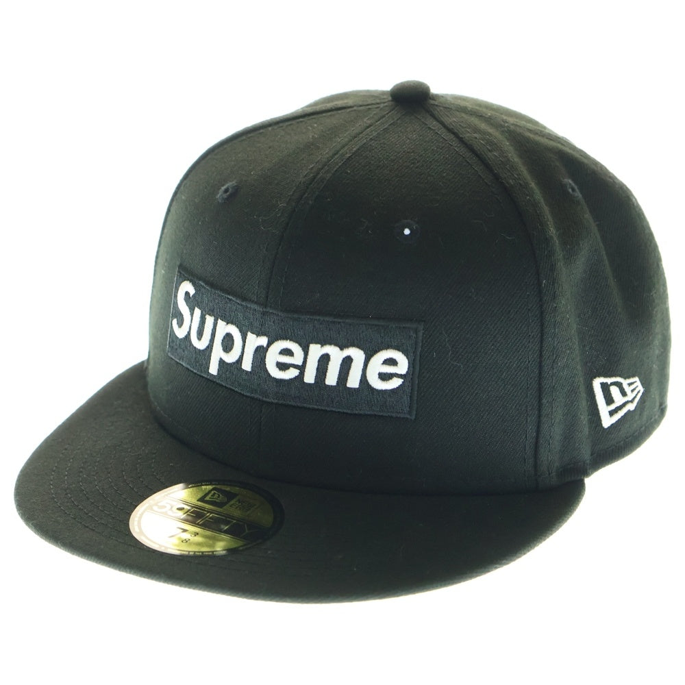 SUPREME(シュプリーム) 21AW ×NEW ERA ニューエラ ボックスロゴ 6パネル キャップ 帽子 ブラック G2709232021