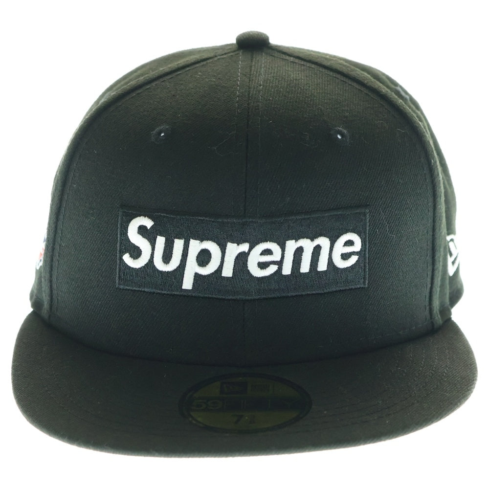 SUPREME(シュプリーム) 21AW ×NEW ERA ニューエラ ボックスロゴ 6パネル キャップ 帽子 ブラック G2709232021