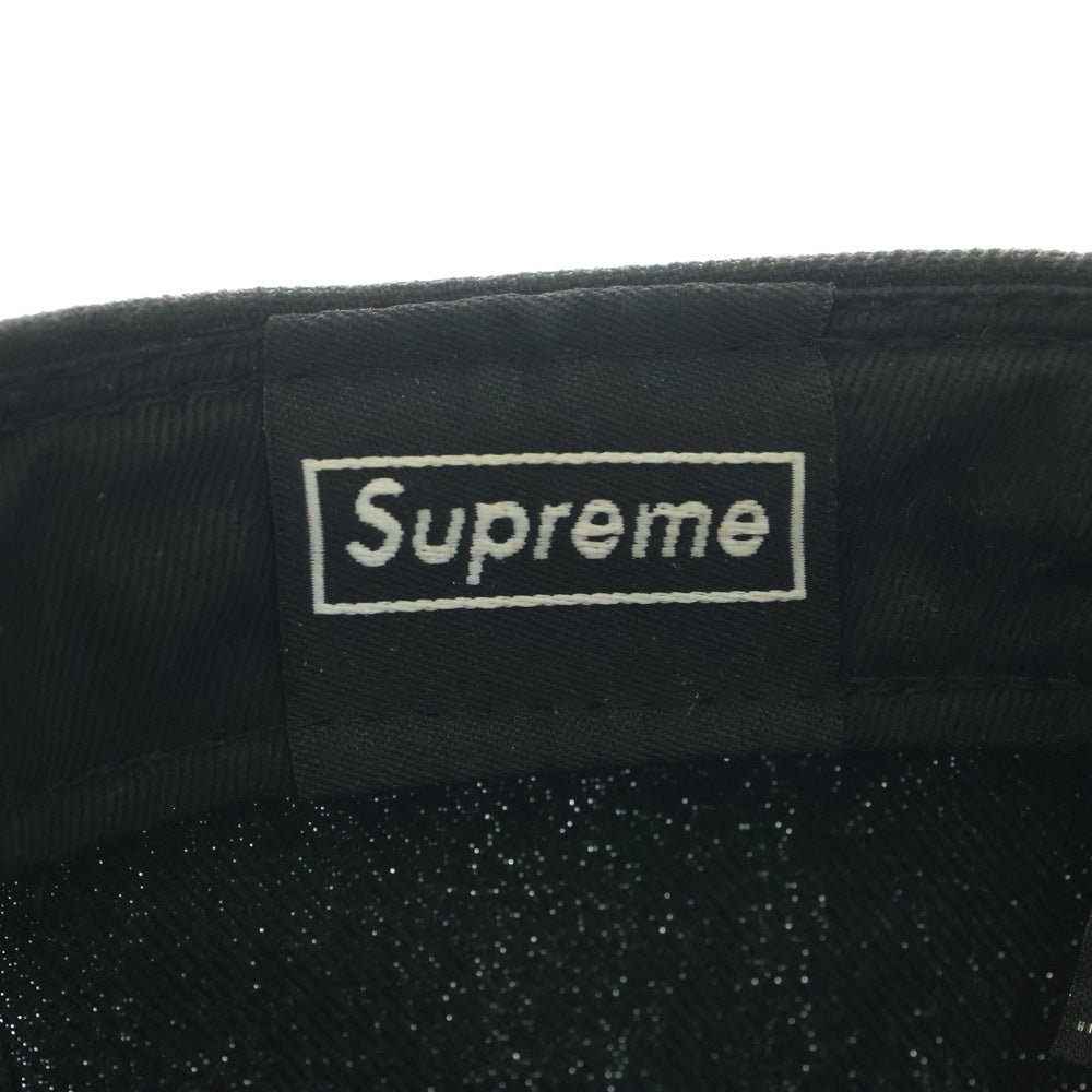 SUPREME(シュプリーム) 21AW ×NEW ERA ニューエラ ボックスロゴ 6パネル キャップ 帽子 ブラック G2709232021