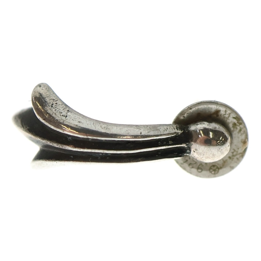 CHROME HEARTS(クロムハーツ) STUD CRSSTAL クロステイルスタッド ピアス シルバー BCA111