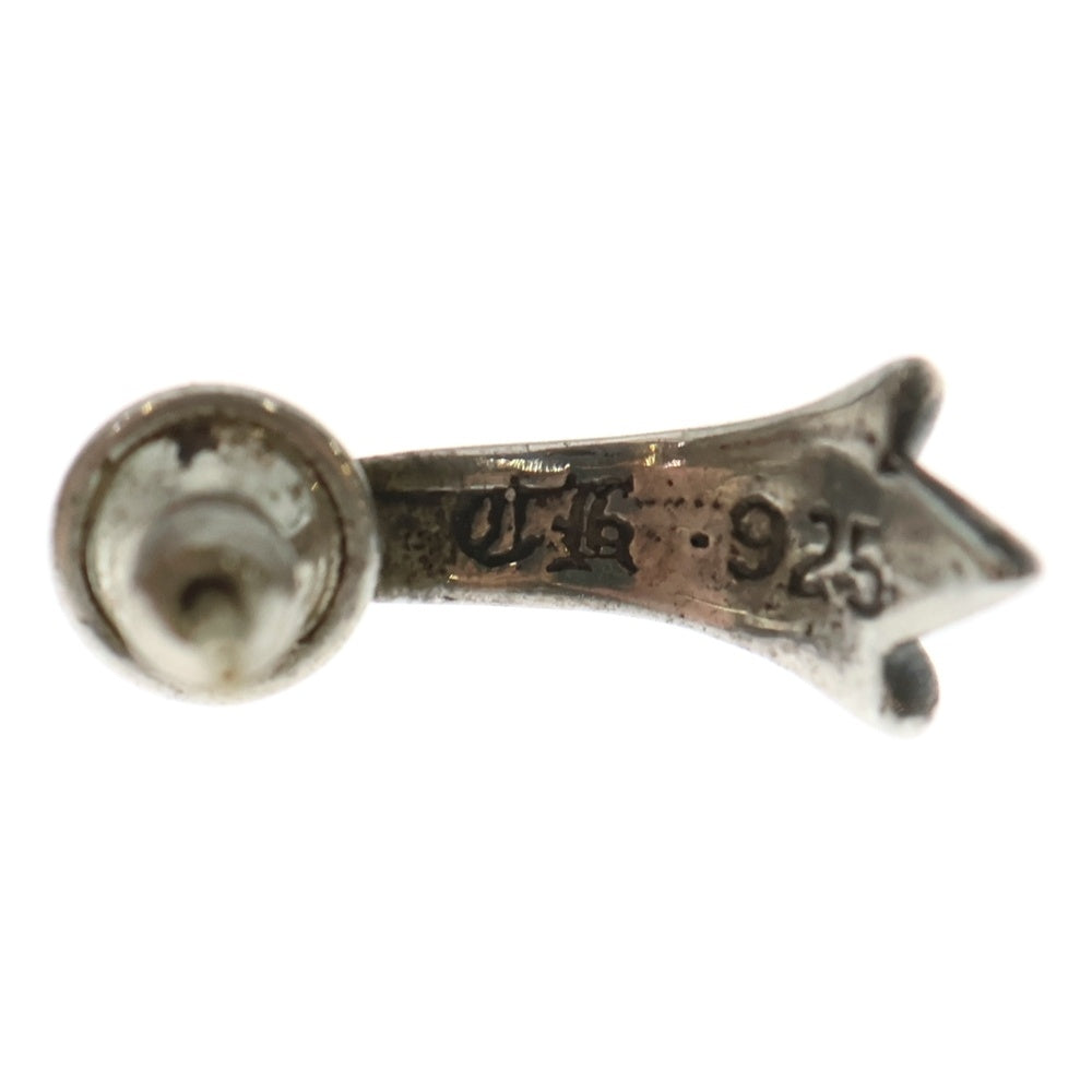 CHROME HEARTS(クロムハーツ) STUD CRSSTAL クロステイルスタッド ピアス シルバー BCA111