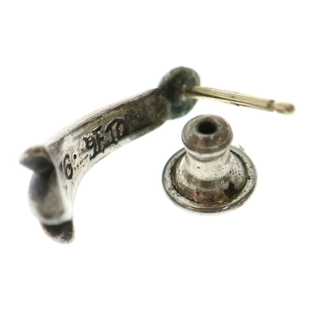 CHROME HEARTS(クロムハーツ) STUD CRSSTAL クロステイルスタッド ピアス シルバー BCA111