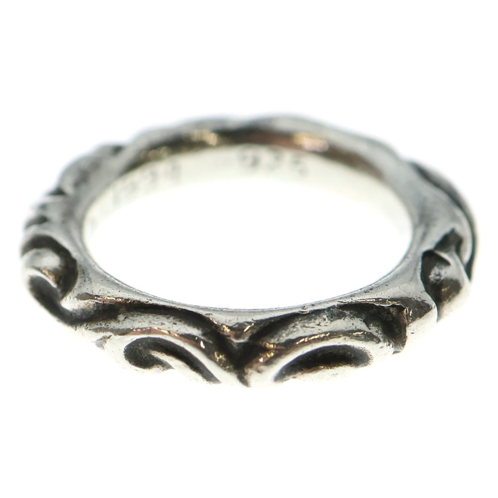 CHROME HEARTS(クロムハーツ) SCRL BAND スクロールバンド リング シルバー BCA351