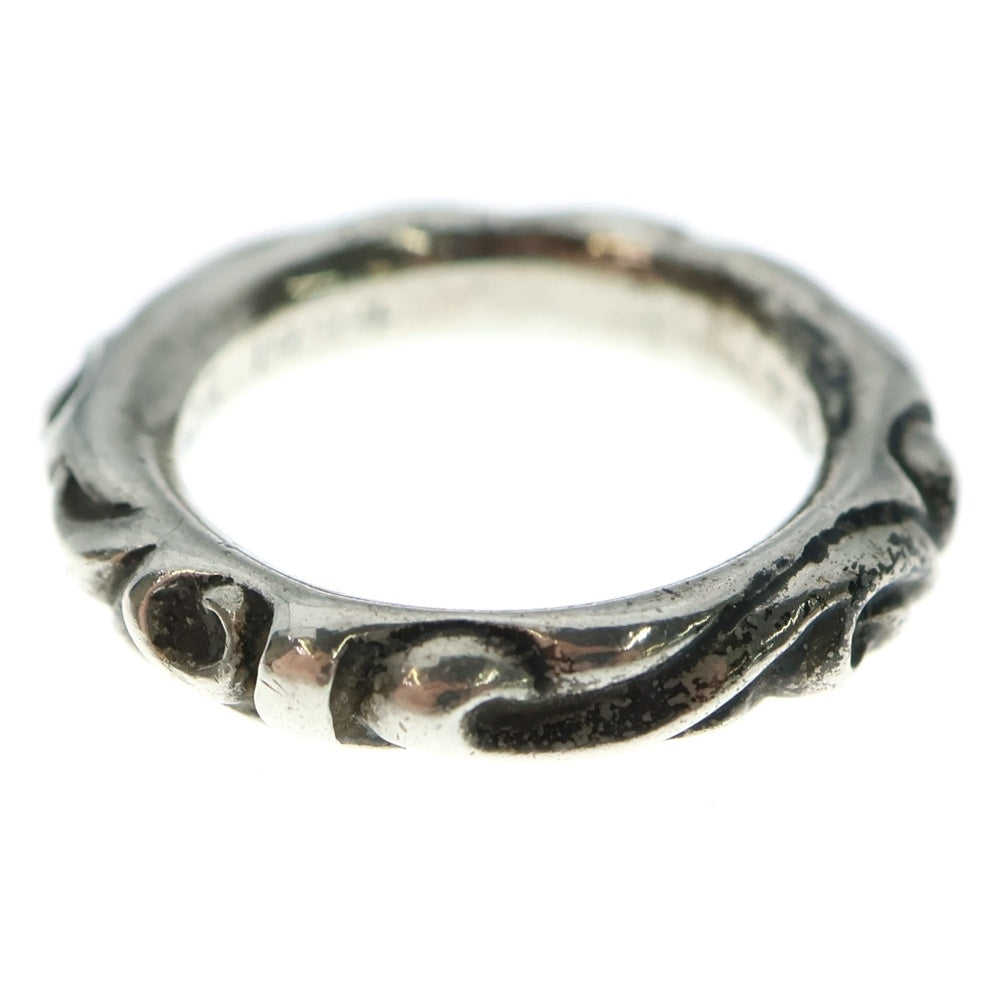 CHROME HEARTS(クロムハーツ) SCRL BAND スクロールバンド リング シルバー BCA351