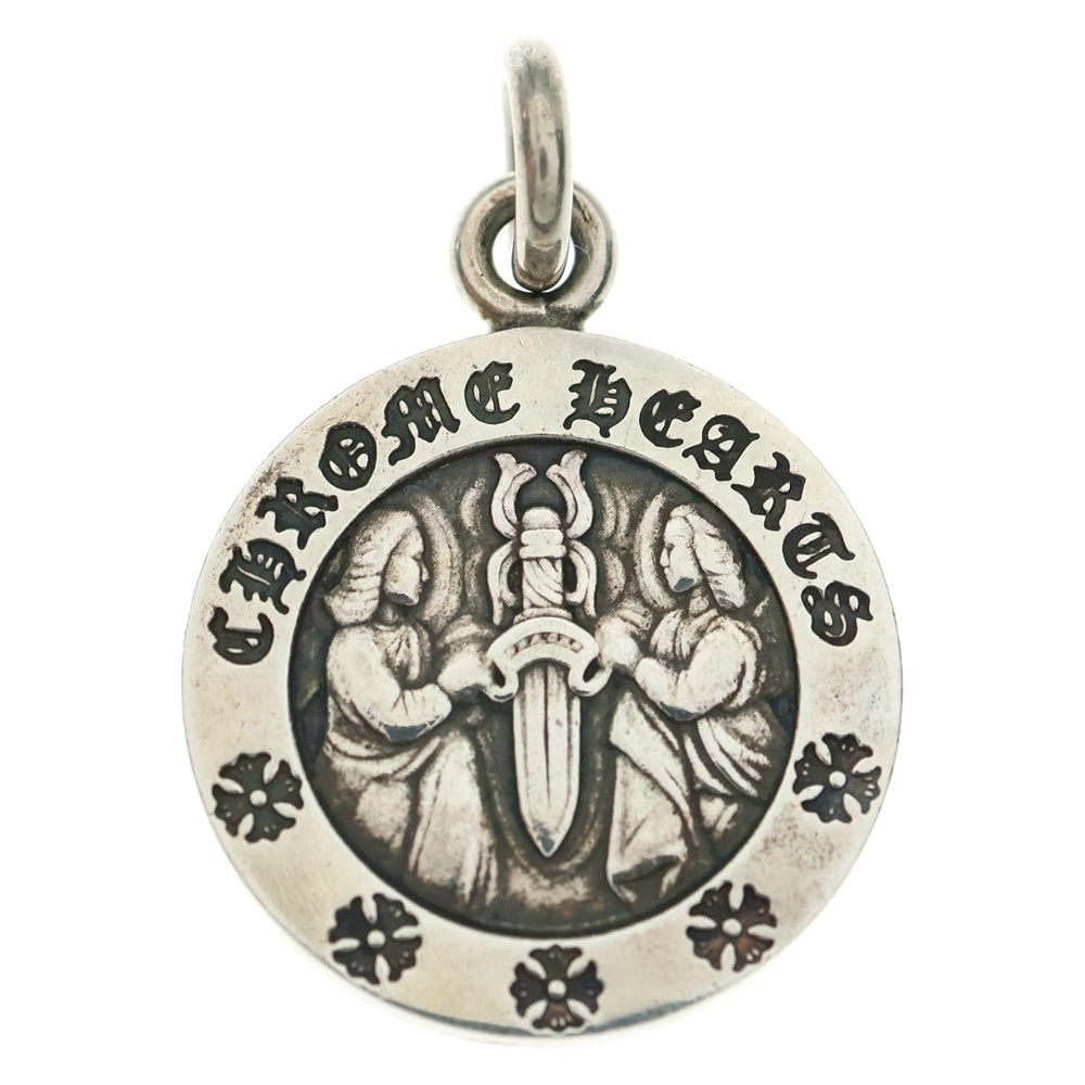 CHROME HEARTS(クロムハーツ) CHRM ANGL MDL V2 エンジェルメダルチャーム ペンダントトップ シルバーBCA229
