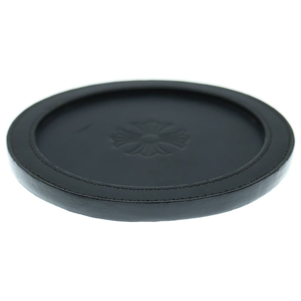 CHROME HEARTS(クロムハーツ) COASTER CHプラス レザーコースター ブラック