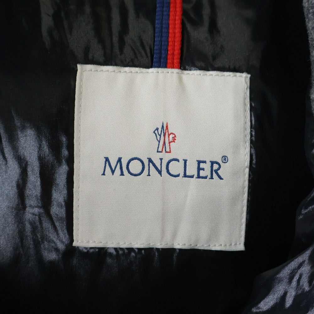 MONCLER(モンクレール) MONTGENEVRE DOWN JACKET モンジュネーブル ウール ナイロン ダウンジャケット グレー 40306
