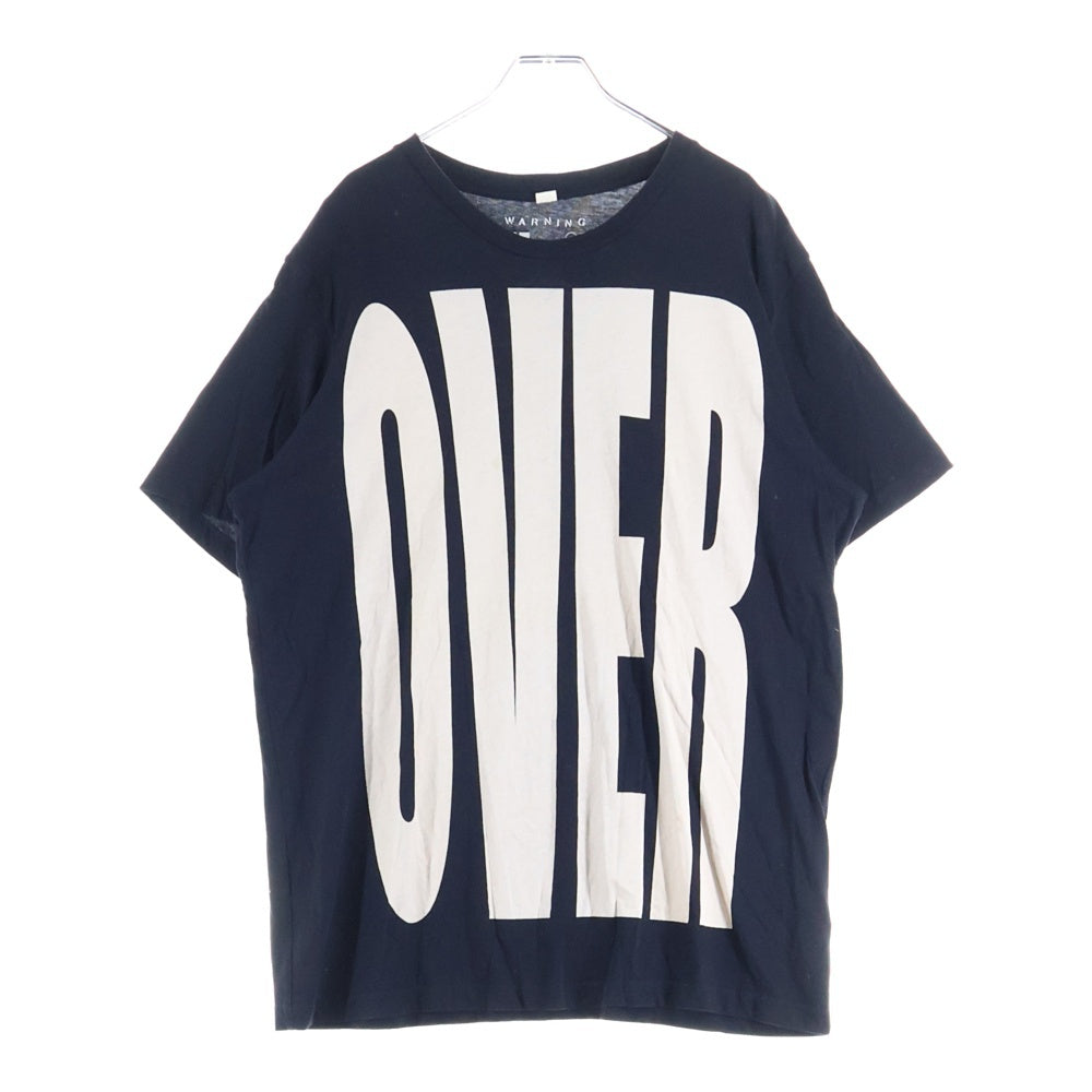 DIESEL(ディーゼル) 両面ビッグ プリント クルーネック 半袖Tシャツ カットソー ブラック