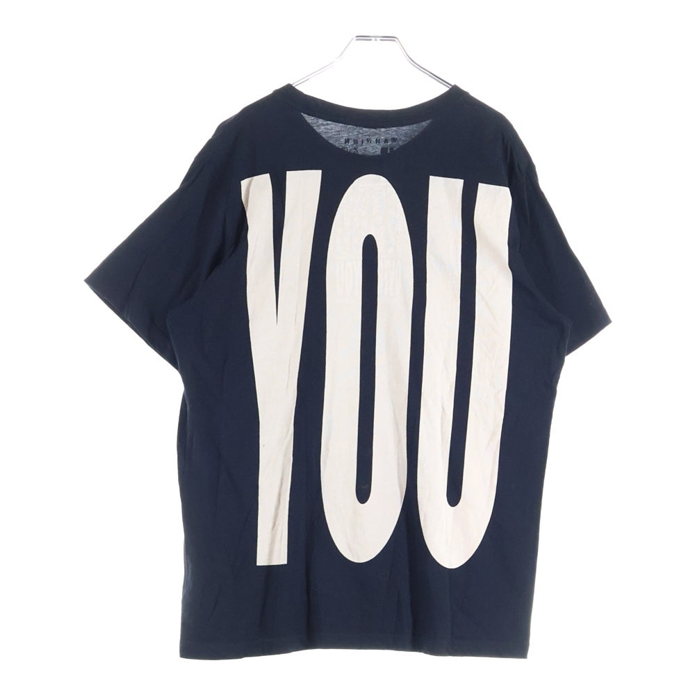 DIESEL(ディーゼル) 両面ビッグ プリント クルーネック 半袖Tシャツ カットソー ブラック