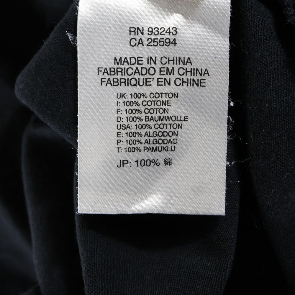 55DSL(フィフティファイブディーゼル) レインボーロゴプリント クルーネック 半袖Tシャツ カットソー ブラック