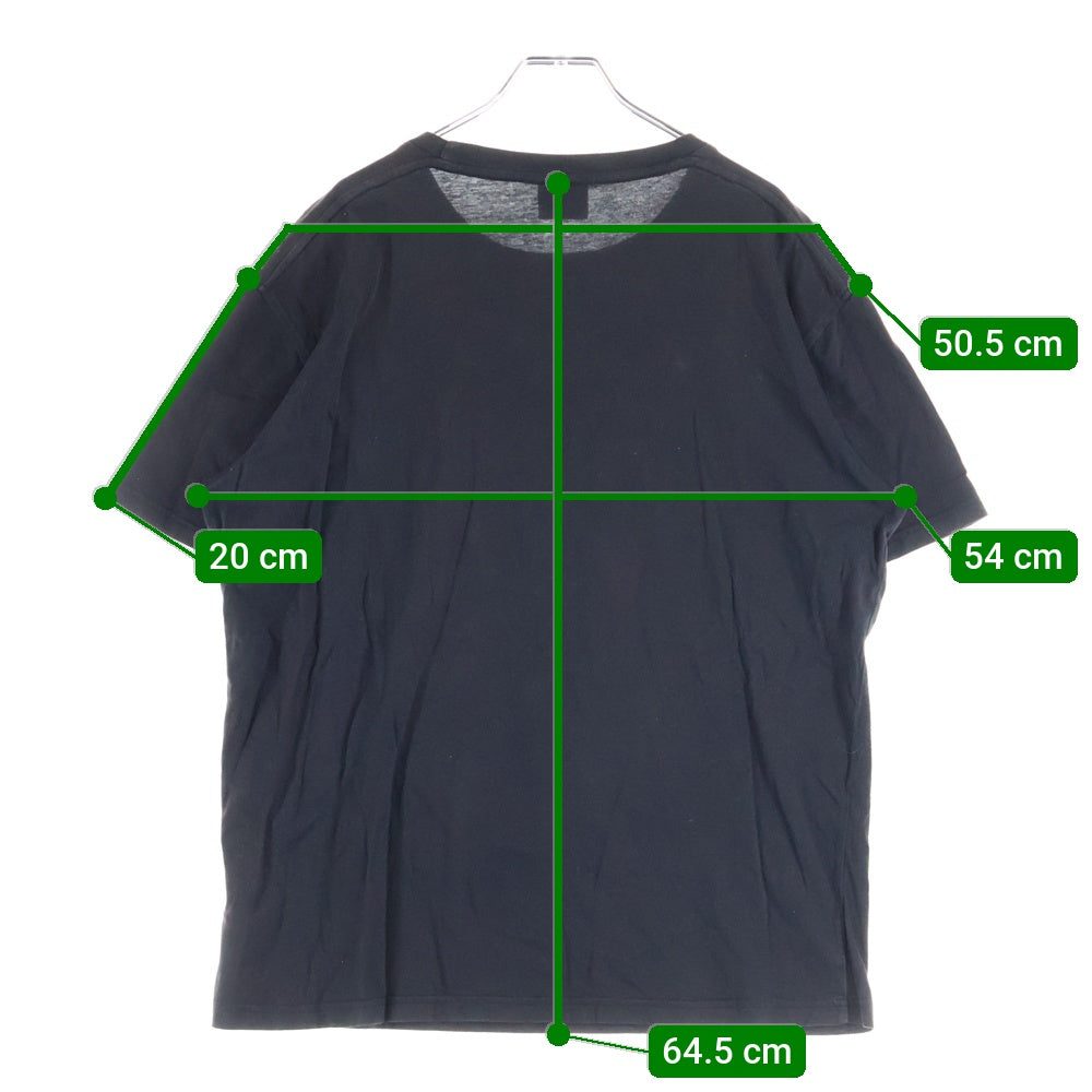 55DSL(フィフティファイブディーゼル) レインボーロゴプリント クルーネック 半袖Tシャツ カットソー ブラック