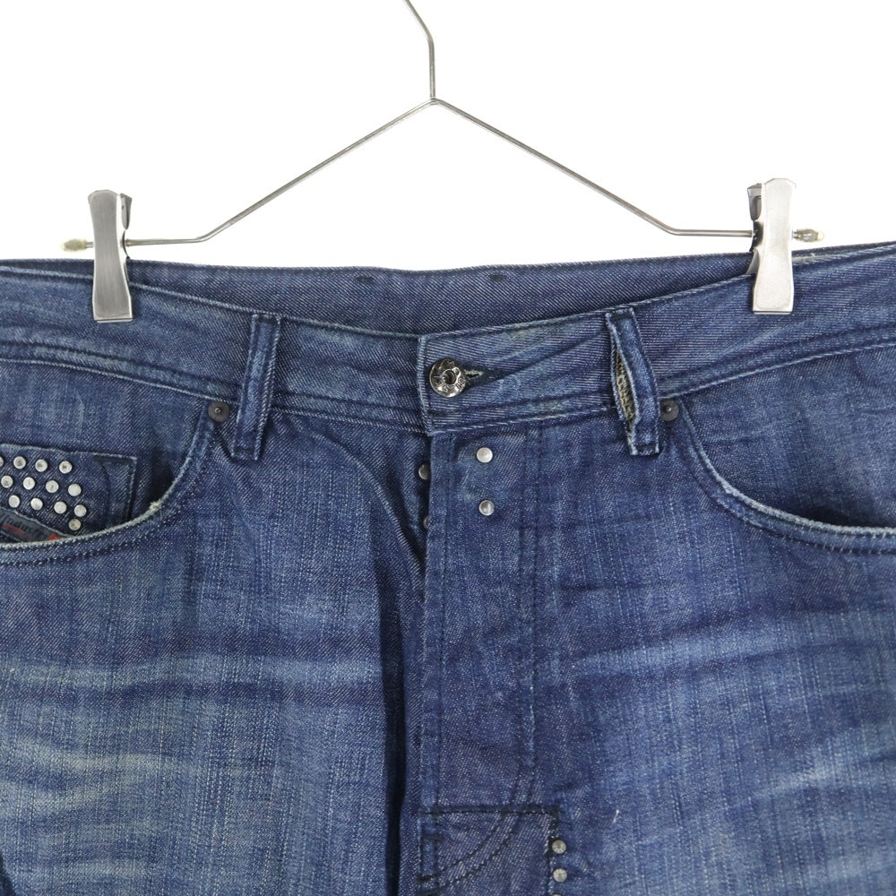 DIESEL(ディーゼル) NARROT ナロー スタッズ デニムパンツ インディゴ