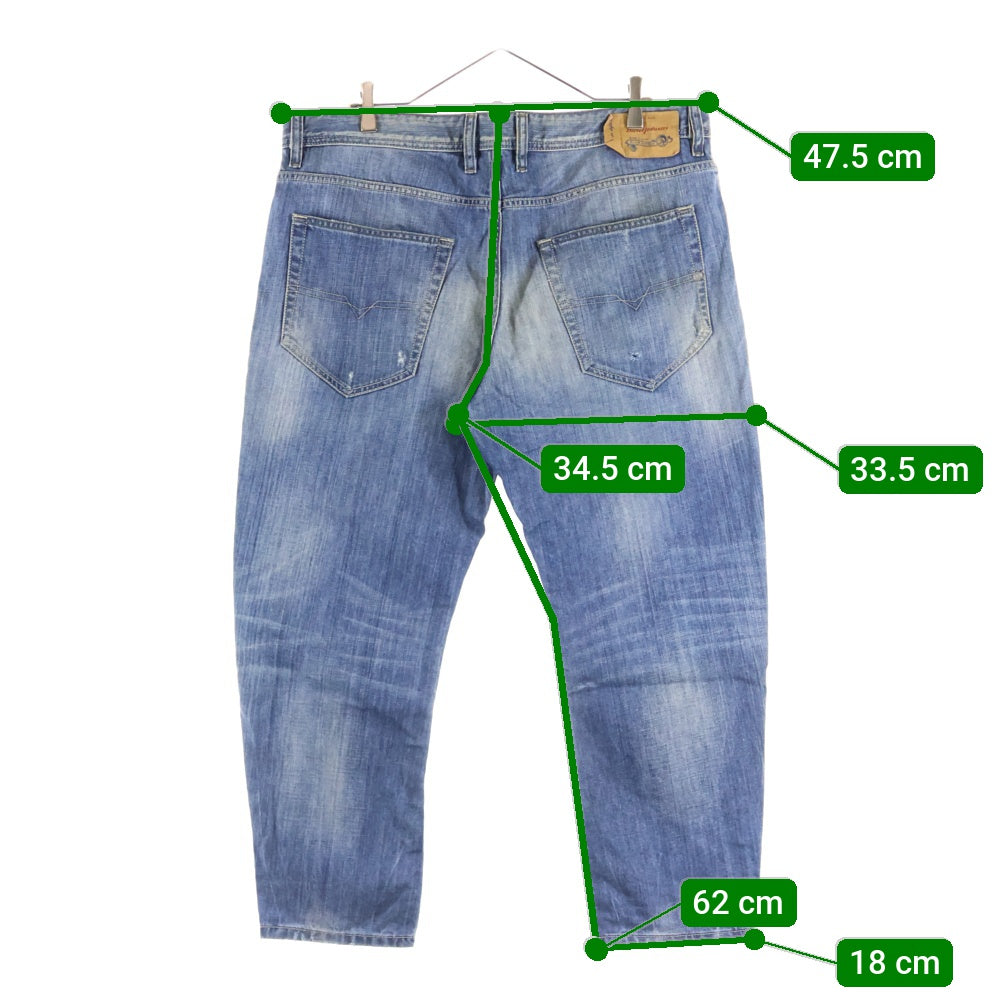 DIESEL(ディーゼル) NARROT ナロー ストレートデニムパンツ インディゴ