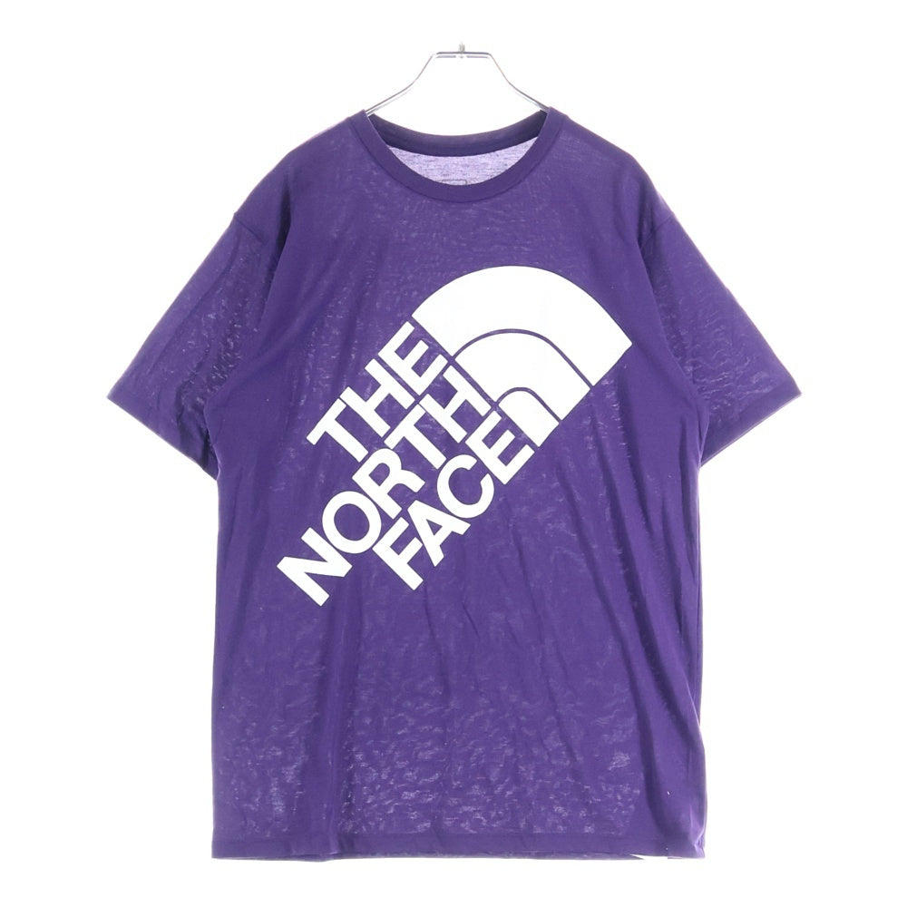 THE NORTH FACE(ザノースフェイス) ロゴプリント クルーネック 半袖Tシャツカットソー パープル NT31506Z