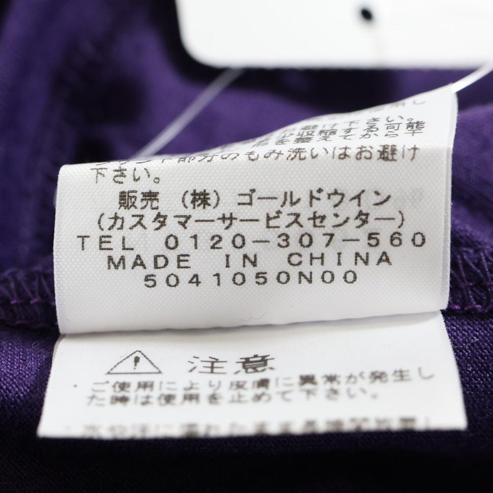 THE NORTH FACE(ザノースフェイス) ロゴプリント クルーネック 半袖Tシャツカットソー パープル NT31506Z