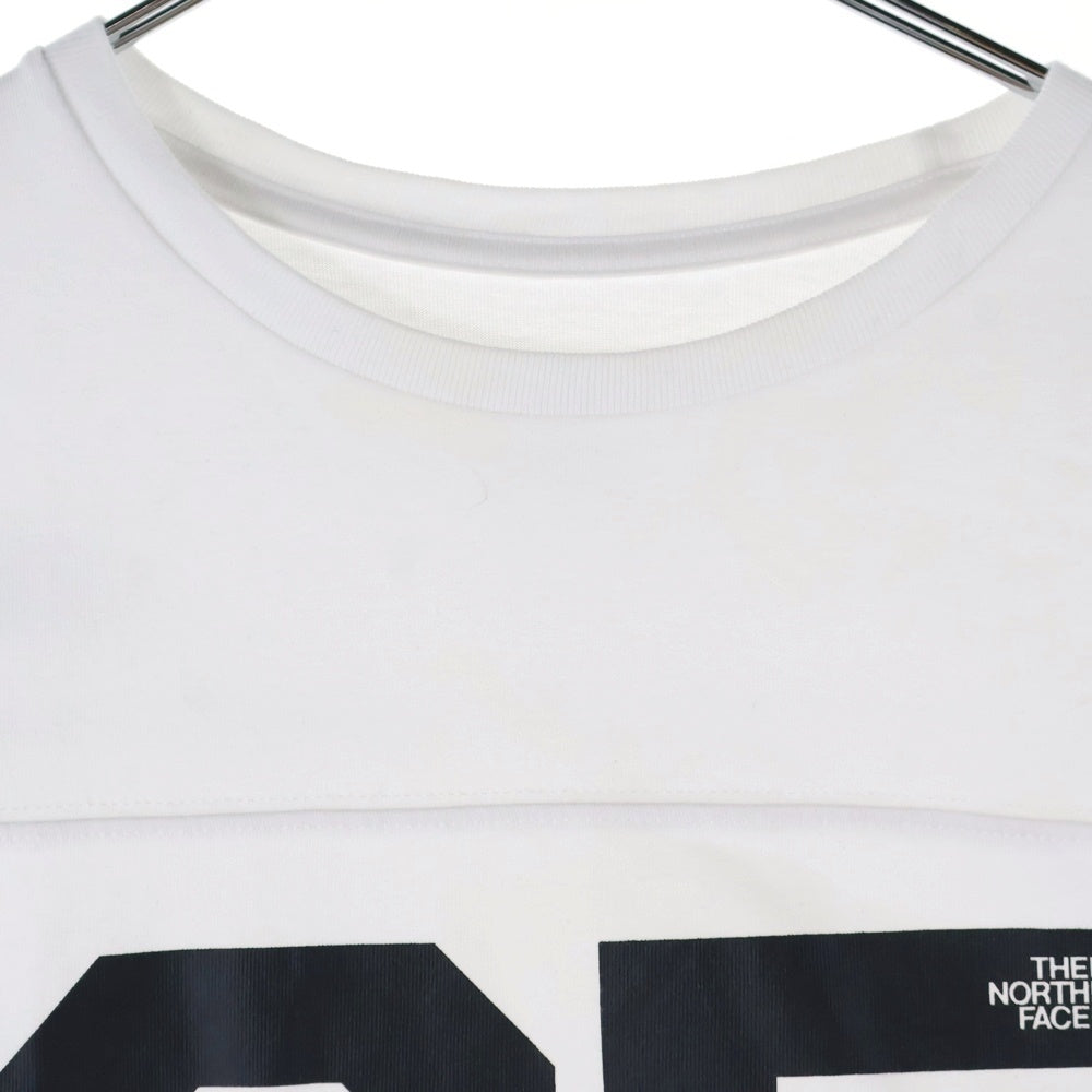 THE NORTH FACE(ザノースフェイス) Discovered 3/4 Tee Tシャツ カットソー 七分袖 ディスカバード ナンバリング プリント クルーネック Tシャツ カットソー ホワイト NT31644