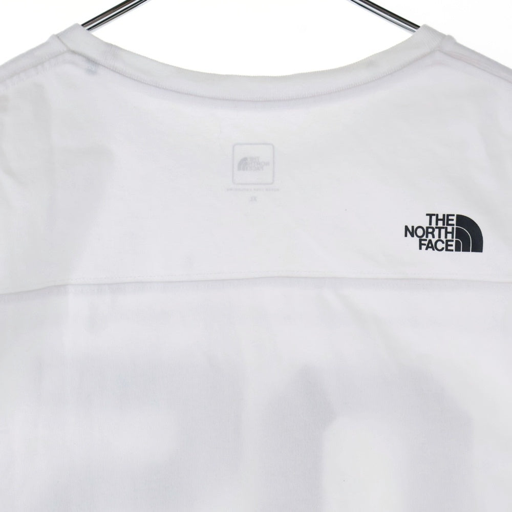 THE NORTH FACE(ザノースフェイス) Discovered 3/4 Tee Tシャツ カットソー 七分袖 ディスカバード ナンバリング プリント クルーネック Tシャツ カットソー ホワイト NT31644