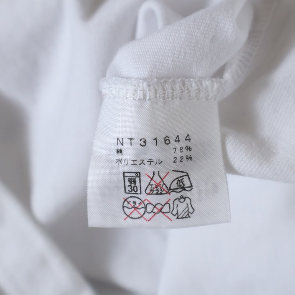 THE NORTH FACE(ザノースフェイス) Discovered 3/4 Tee Tシャツ カットソー 七分袖 ディスカバード ナンバリング プリント クルーネック Tシャツ カットソー ホワイト NT31644