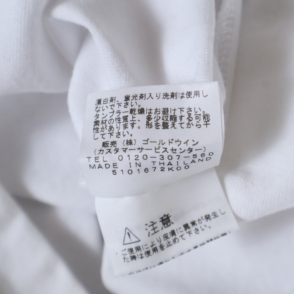 THE NORTH FACE(ザノースフェイス) Discovered 3/4 Tee Tシャツ カットソー 七分袖 ディスカバード ナンバリング プリント クルーネック Tシャツ カットソー ホワイト NT31644