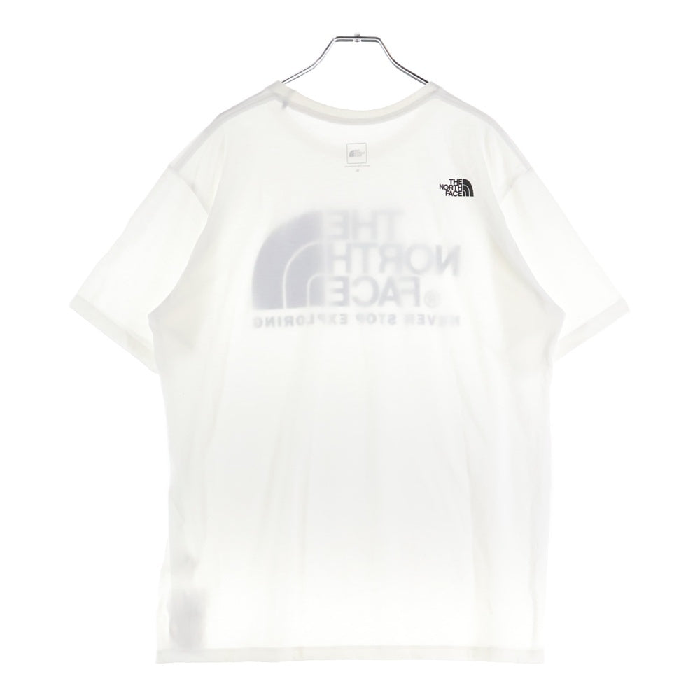 THE NORTH FACE(ザノースフェイス) ロゴプリントクルーネック半袖Tシャツカットソー ホワイト NT31504Z