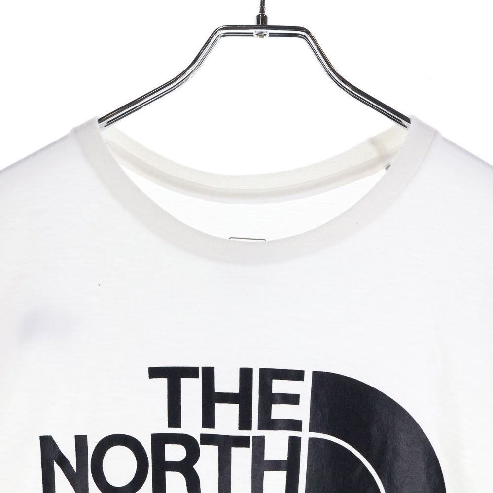 THE NORTH FACE(ザノースフェイス) ロゴプリントクルーネック半袖Tシャツカットソー ホワイト NT31504Z