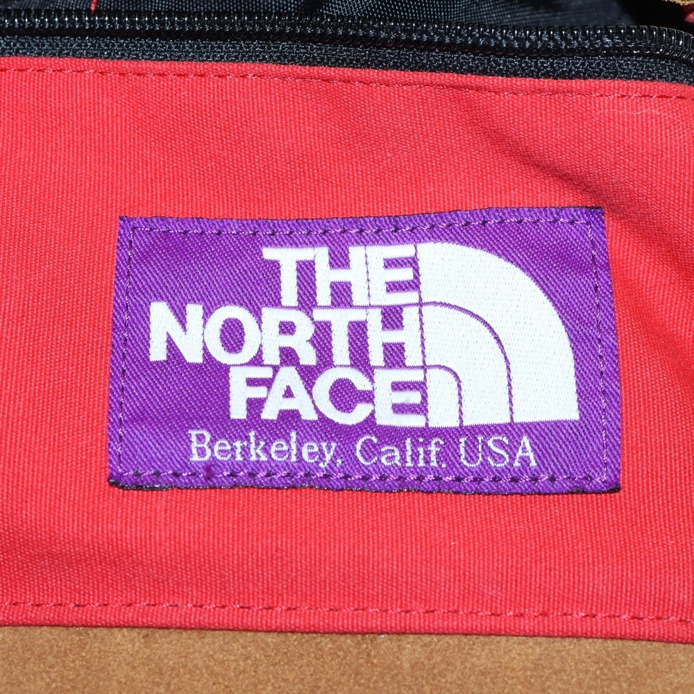 THE NORTH FACE(ザノースフェイス) パープルレーベル バイカラーナイロンバックパック リュックサック レッド/ブラウン