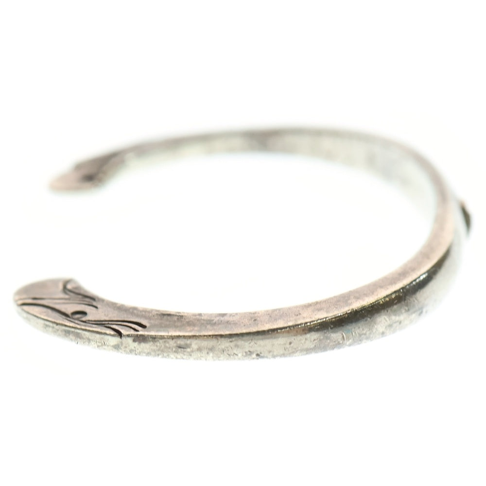 goro's(ゴローズ) 【オールド】顔ブレスS ネーム刻印入り バングル シルバー/ゴールド