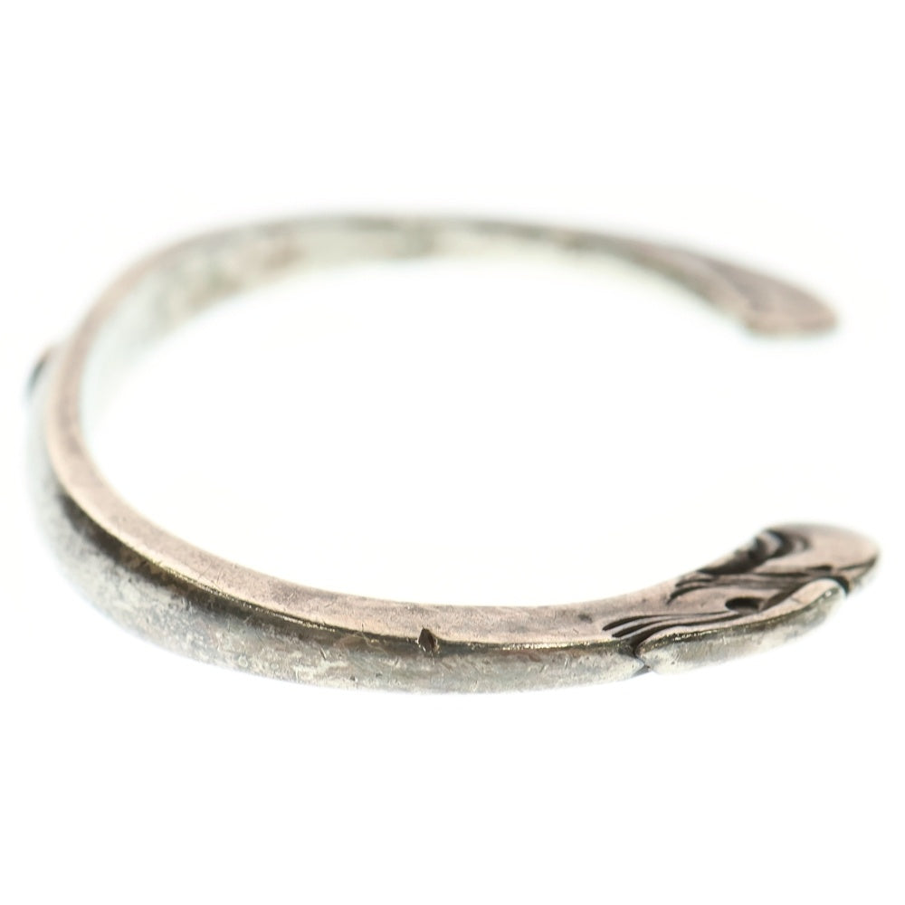 goro's(ゴローズ) 【オールド】顔ブレスS ネーム刻印入り バングル シルバー/ゴールド