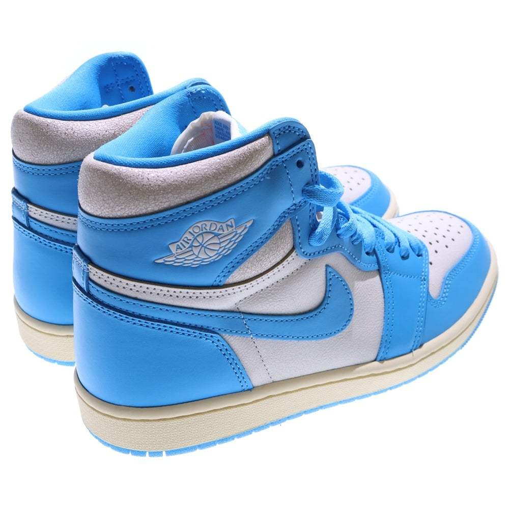 NIKE(ナイキ) AIR JORDAN 1 RETRO HIGH OG UNC REIMAGINED エアジョーダン1 レトロ UNC リイマジンド ハイカットスニーカー ブルー/ホワイト US8.5/26.5cm DZ5485-402