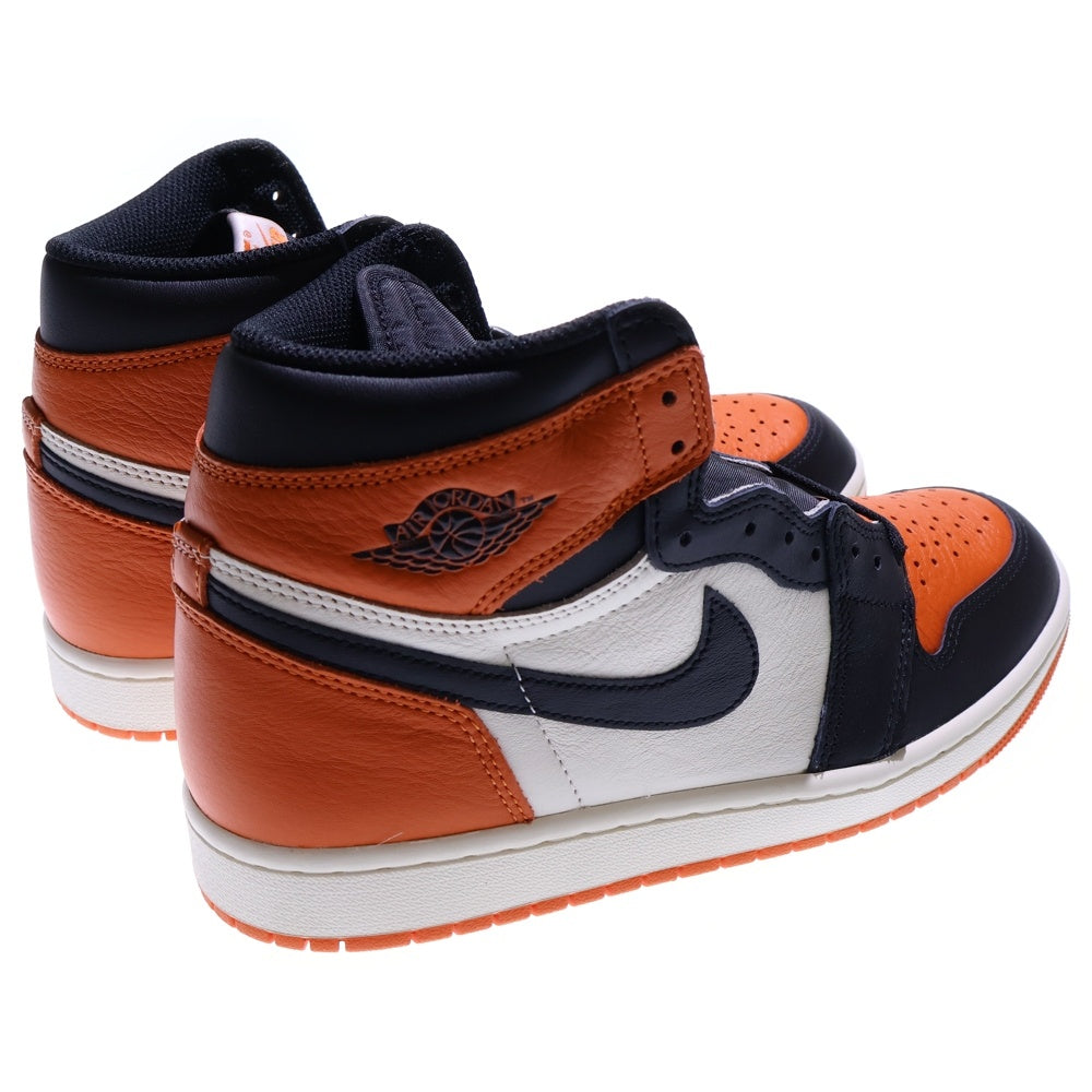NIKE(ナイキ) AIR JORDAN 1 RETRO HIGH OG SHATTERED BACKBOARD エアジョーダン 1 レトロ シャッタードバックボード ハイカットスニーカー US8.5/26.5cm DZ5485-008