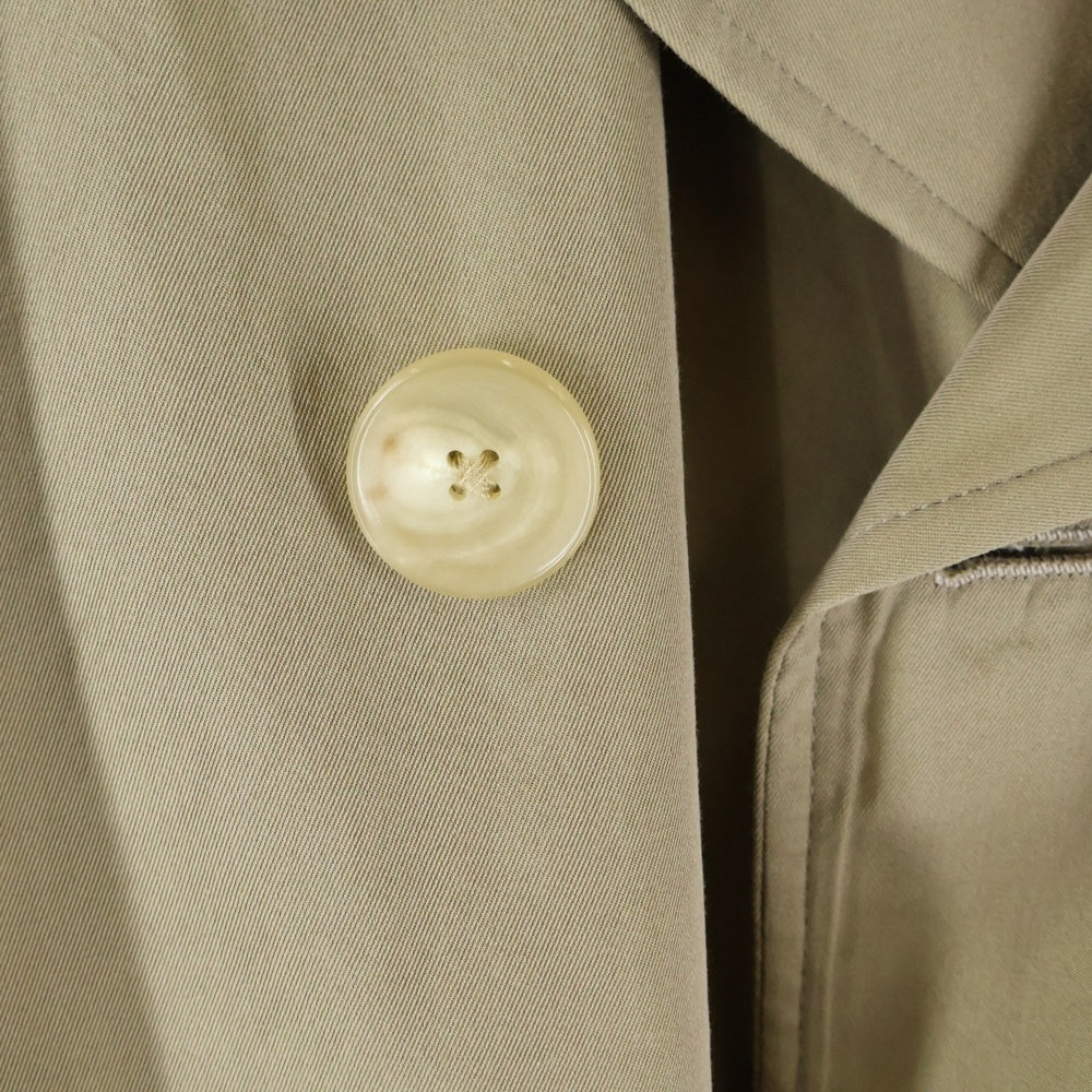 AURALEE(オーラリー) WASHED FINX CUPRO TWILL LONG COAT キュプラ ツイル ロング トレンチコート ベージュ A20AC02FC