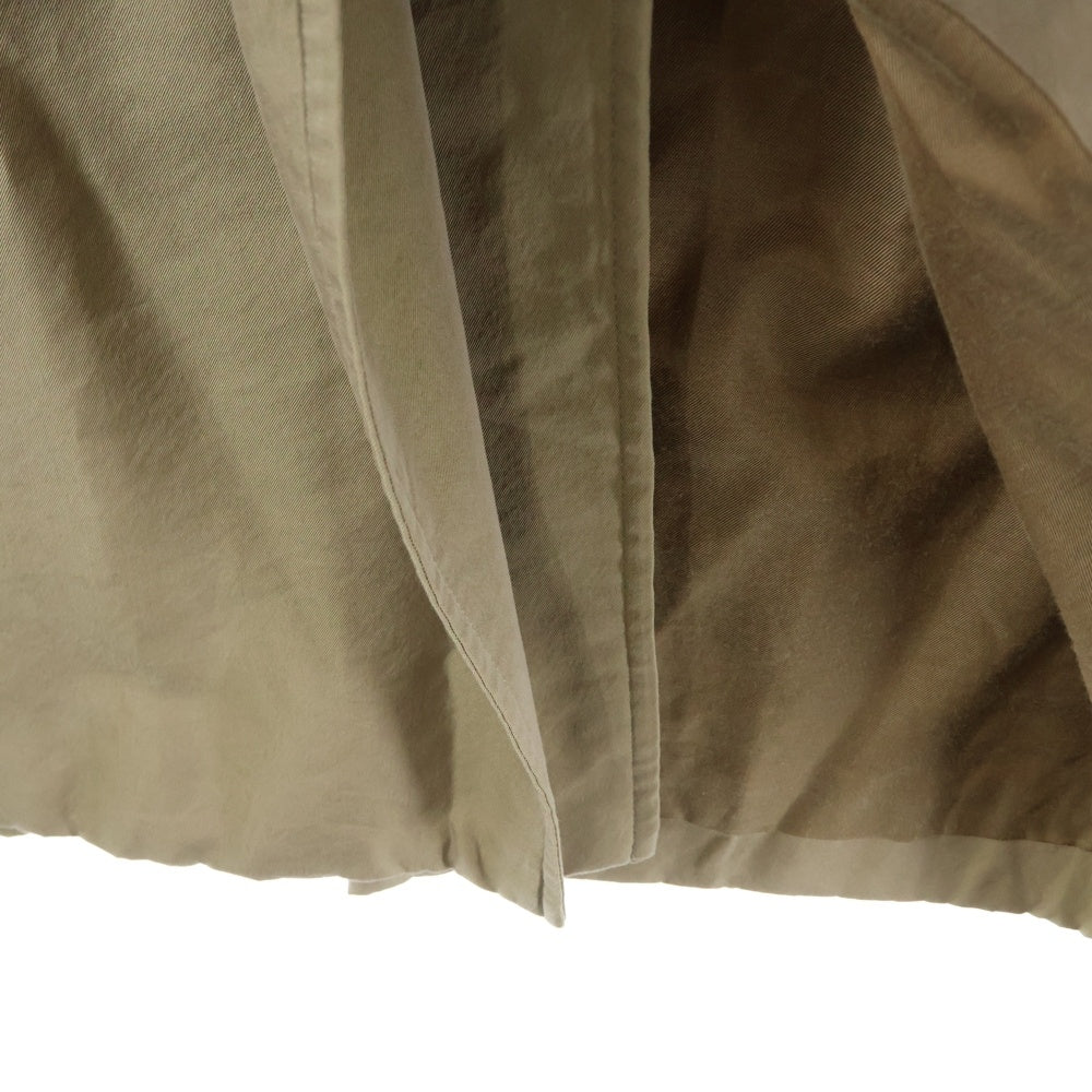 AURALEE(オーラリー) WASHED FINX CUPRO TWILL LONG COAT キュプラ ツイル ロング トレンチコート ベージュ A20AC02FC