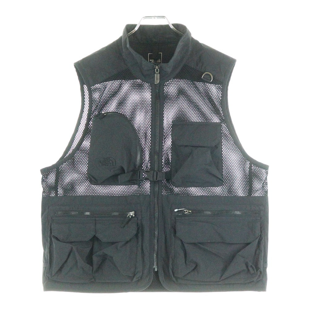 THE NORTH FACE(ザノースフェイス) UTILITY MESH VEST ユーティリティ メッシュ マルチポケット ベスト ブラック NP22431