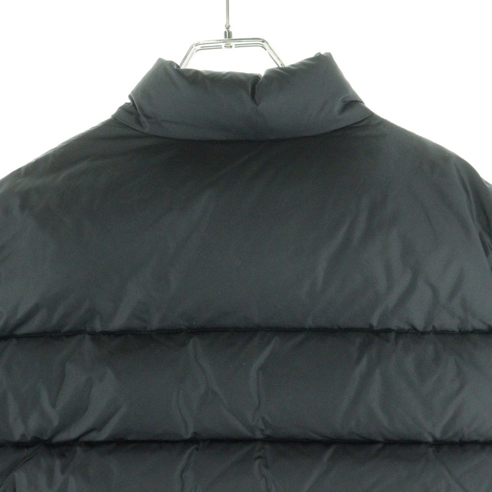 UNDERCOVER(アンダーカバー) 14AW ホースハイド 馬革 袖レザー 切替 ダウン ジャケット ブルゾン ブラック N9202