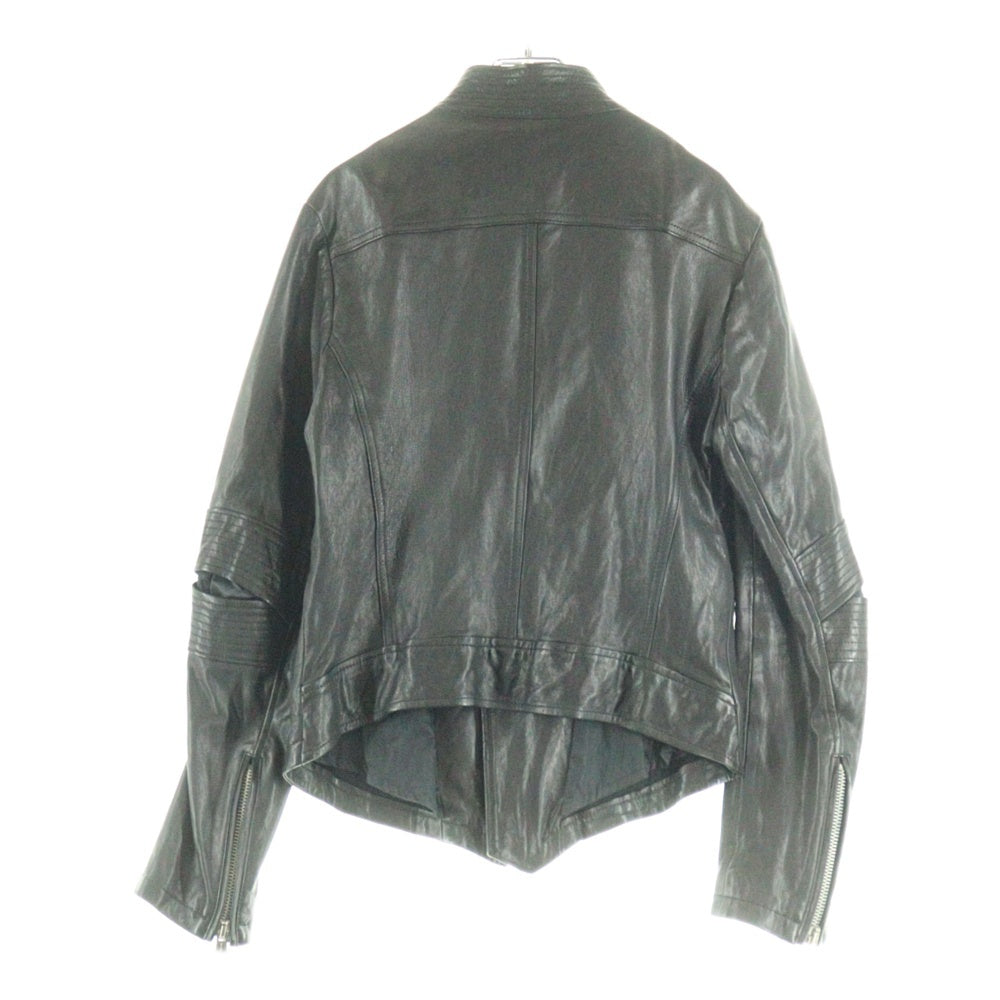 DIET BUTCHER SLIM SKIN(ダイエットブッチャー スリムスキン) 10SS THORN レザー ダブルジップライダースジャケット ブラック