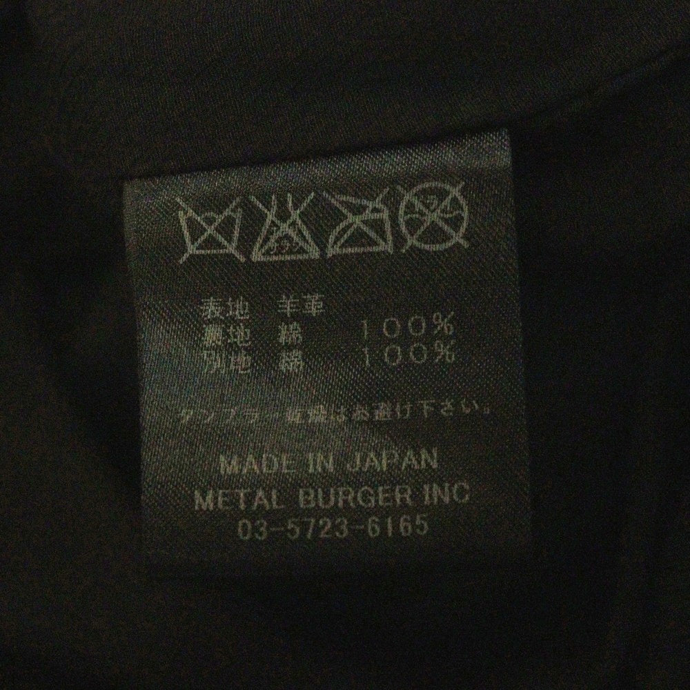 DIET BUTCHER SLIM SKIN(ダイエットブッチャー スリムスキン) 10SS THORN マルチポケット レザー ダブルジップライダースジャケット ブラック