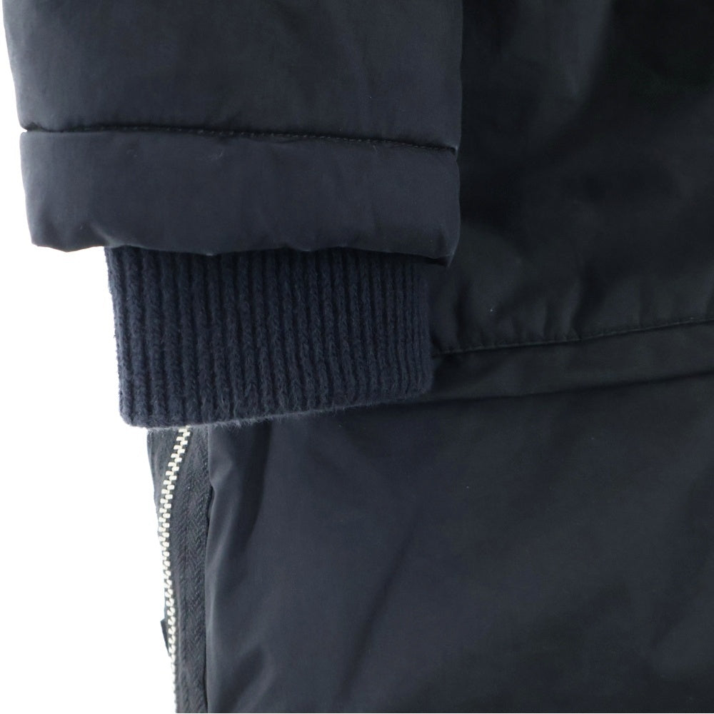 DIESEL(ディーゼル) フェイクファー ミリタリーモッズコート ブラック