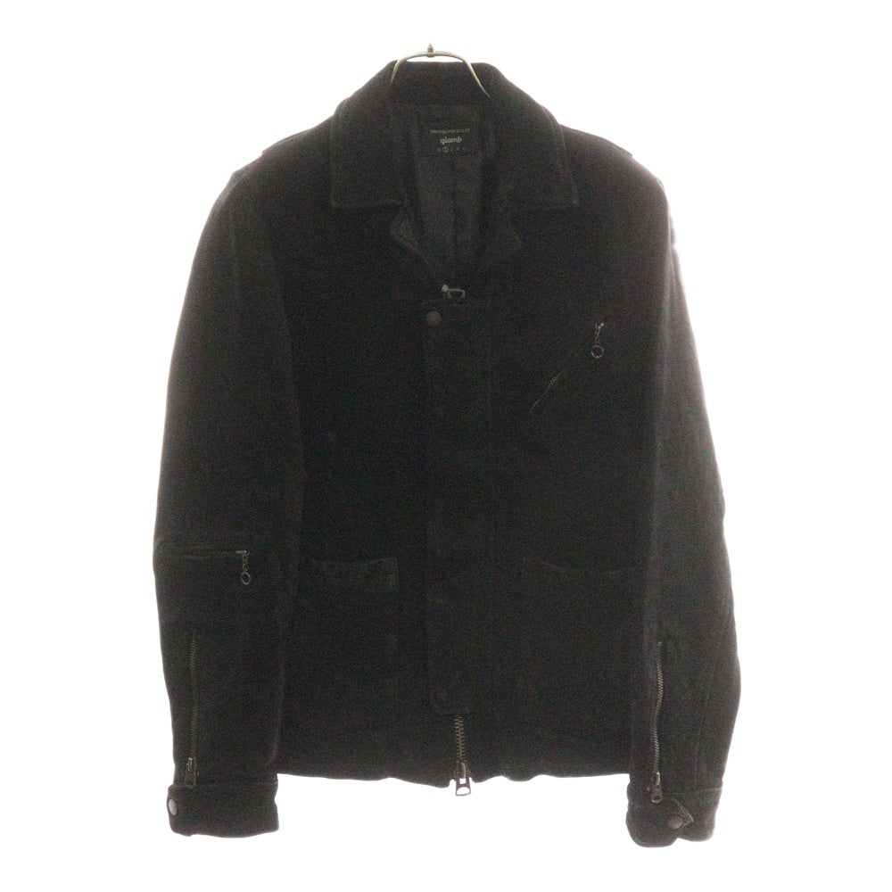 glamb(グラム) 19AW Durden leather レザージャケット ブラック GB0419/JKT02