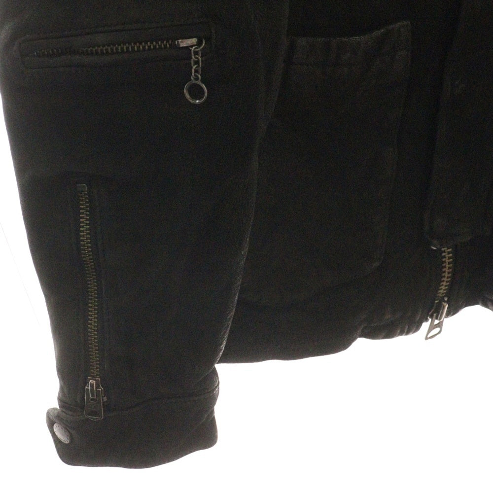 glamb(グラム) 19AW Durden leather レザージャケット ブラック GB0419/JKT02