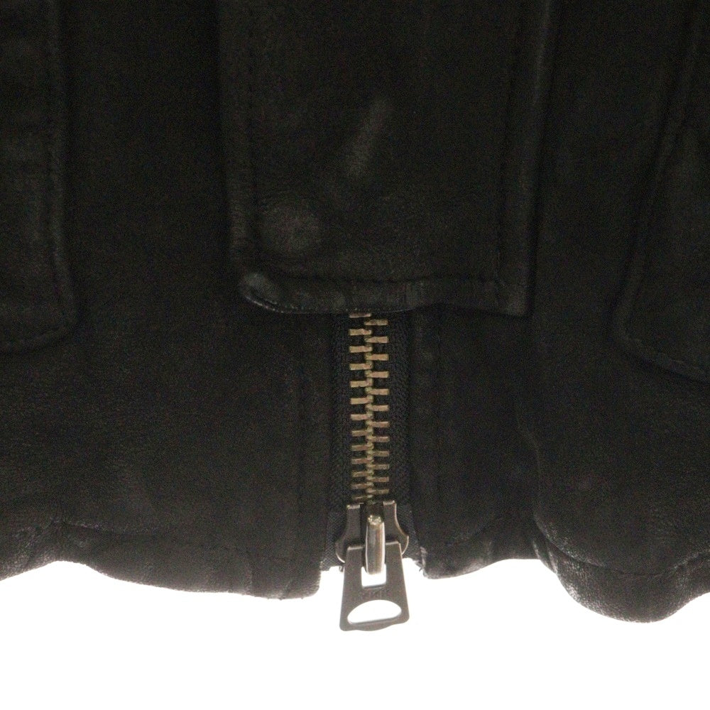glamb(グラム) 19AW Durden leather レザージャケット ブラック GB0419/JKT02