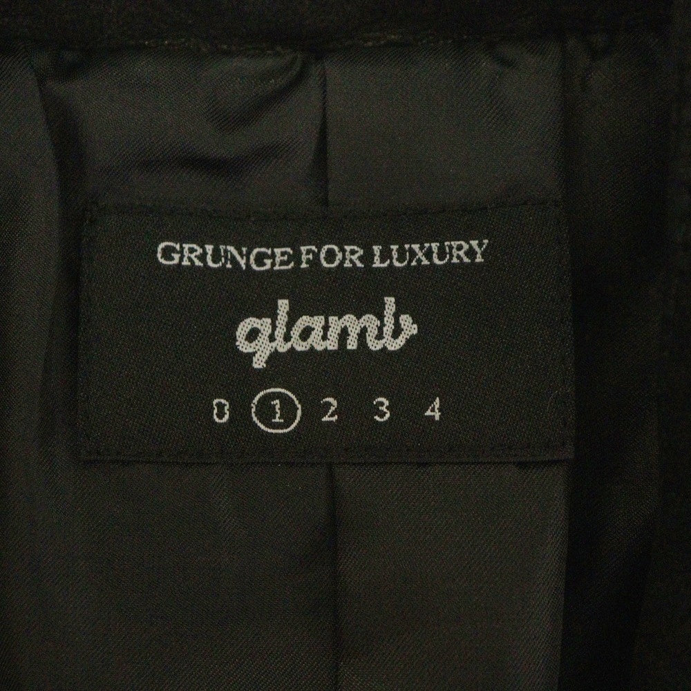 glamb(グラム) 19AW Durden leather レザージャケット ブラック GB0419/JKT02