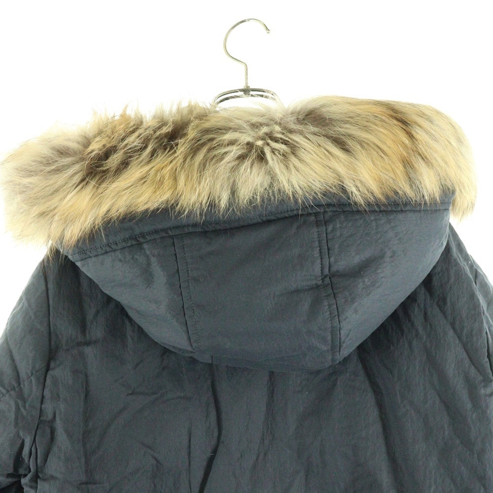 TATRAS(タトラス) SEPIK ナイロンマルチフィラメント ラクーンファー ダウンジャケット ブラック MTK20A4204