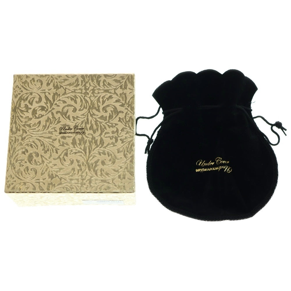 UNDERCOVER(アンダーカバー) GIZ ギザ ライン スタンプワーク バングル ブレスレット シルバー UCA4A02