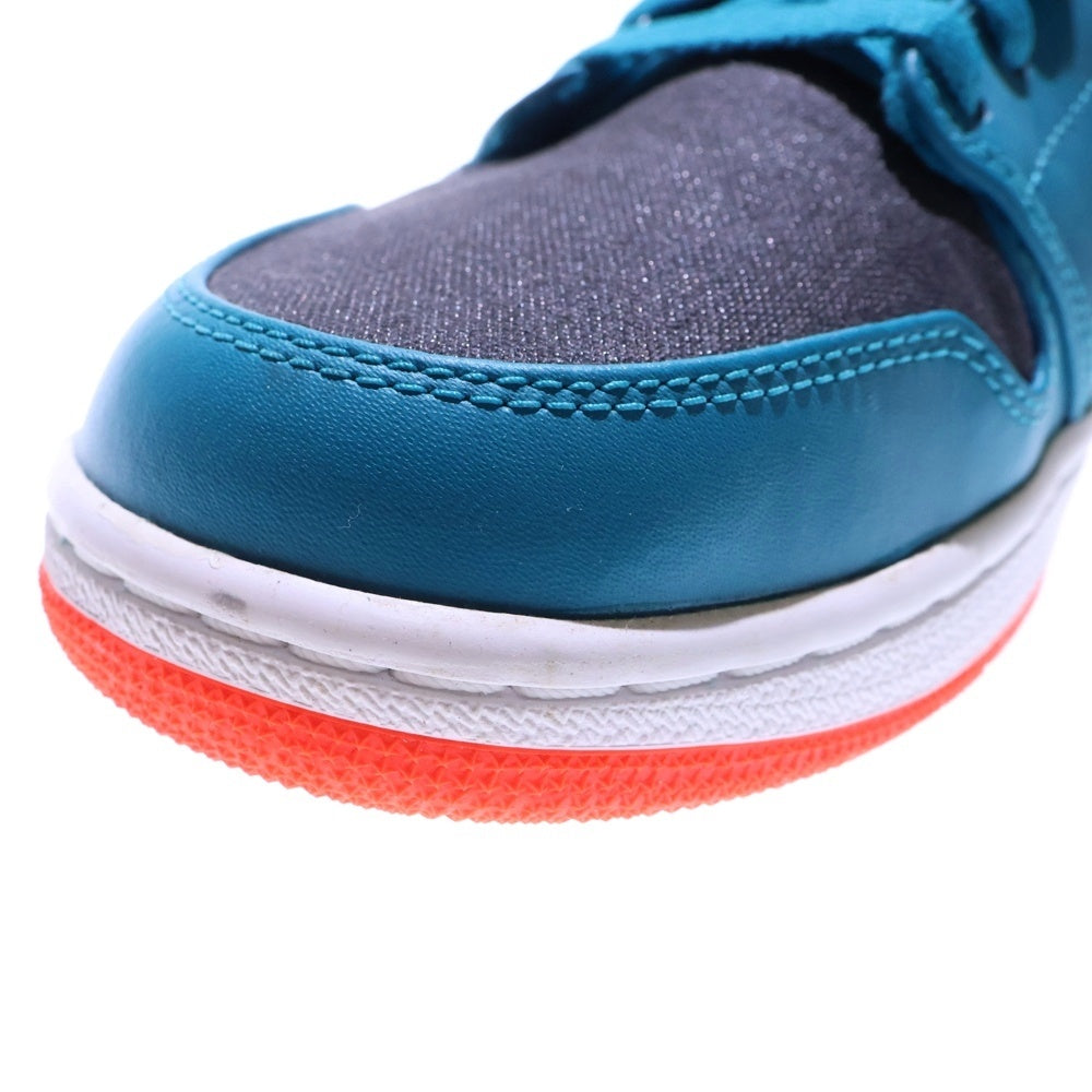 NIKE(ナイキ) 【2014年観賞用】AIR JORDAN 1 MID TROPICAL TEAL エアジョーダン1 ミッドカットスニーカー トロピカル ブルー US10/28cm 554724-308