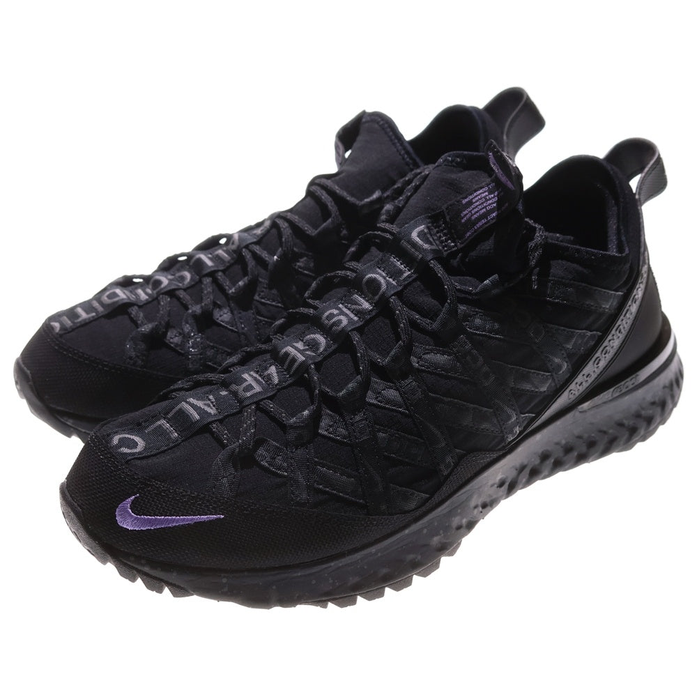 NIKE(ナイキ) REACT TERRA GOBE リアクト テラ ゴーブ ローカットスニーカー ブラック US9.5/27.5cm BV6344-001